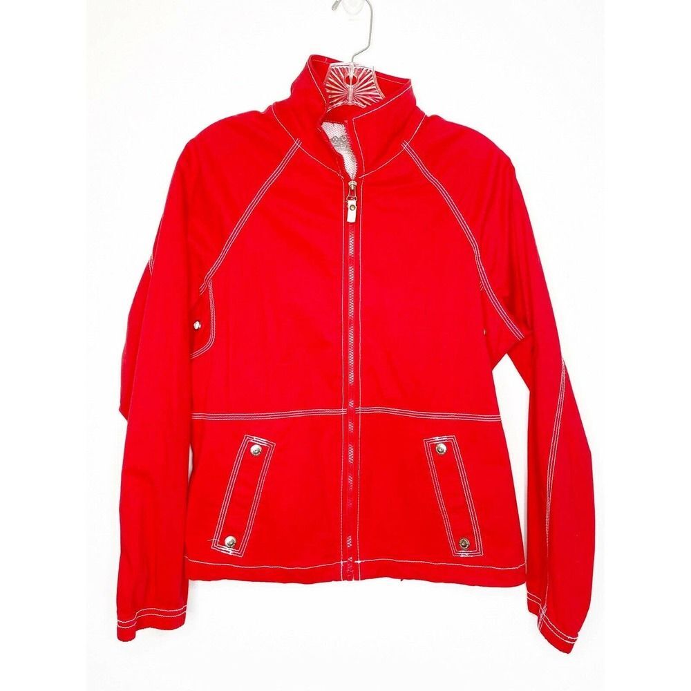 Oleg Cassini Sport Women’s Red Jacket Size Medium